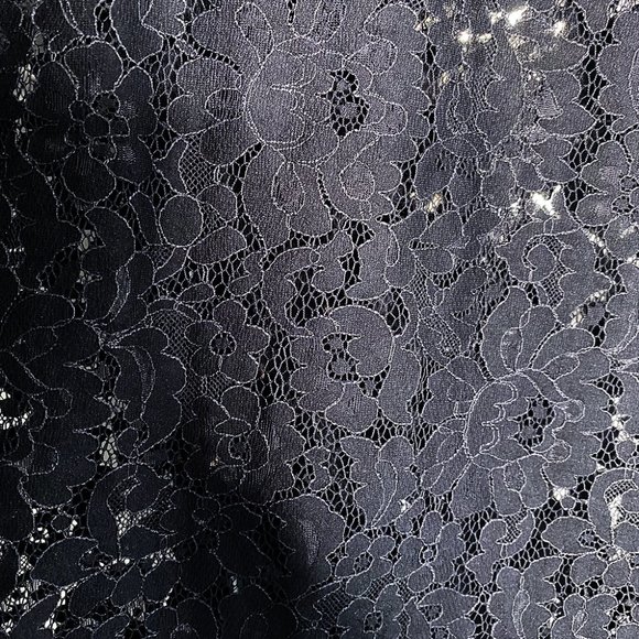 Forever 21 Black Lace T-Shirt - Small - Picture 3 of 4